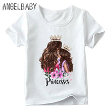 Load image into Gallery viewer, Matching Family Outfits Super Mom and Daughter Print Boys Girls T-shirt Mother's day Present Clothes Kids&amp;Woman Funny Tshirt
