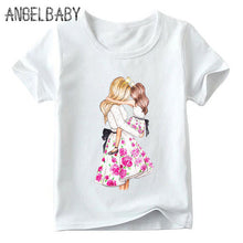 Load image into Gallery viewer, Matching Family Outfits Super Mom and Daughter Print Boys Girls T-shirt Mother's day Present Clothes Kids&amp;Woman Funny Tshirt