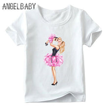 Load image into Gallery viewer, Matching Family Outfits Super Mom and Daughter Print Boys Girls T-shirt Mother's day Present Clothes Kids&amp;Woman Funny Tshirt